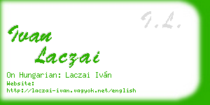ivan laczai business card